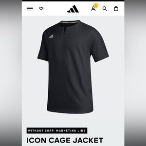 Large Adidas “icon cage jacket” really nice cool material